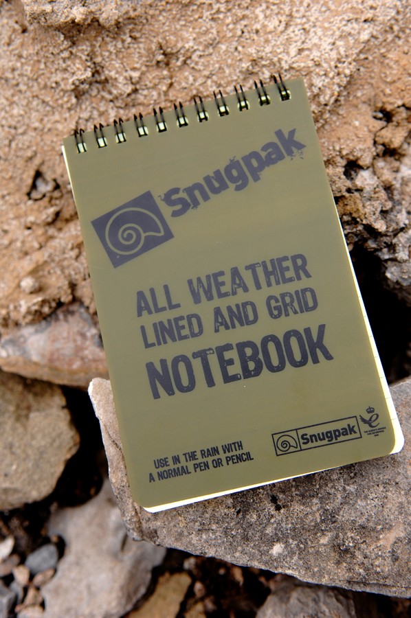 Vattentålig anteckningsbok - SNUGPAK All Weather Lined and Grid Notebook - 4