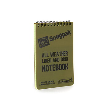 Vattentålig anteckningsbok - SNUGPAK All Weather Lined and Grid Notebook