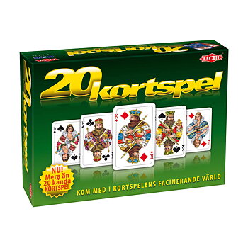 Resespel - TACTIC 20 kortspel