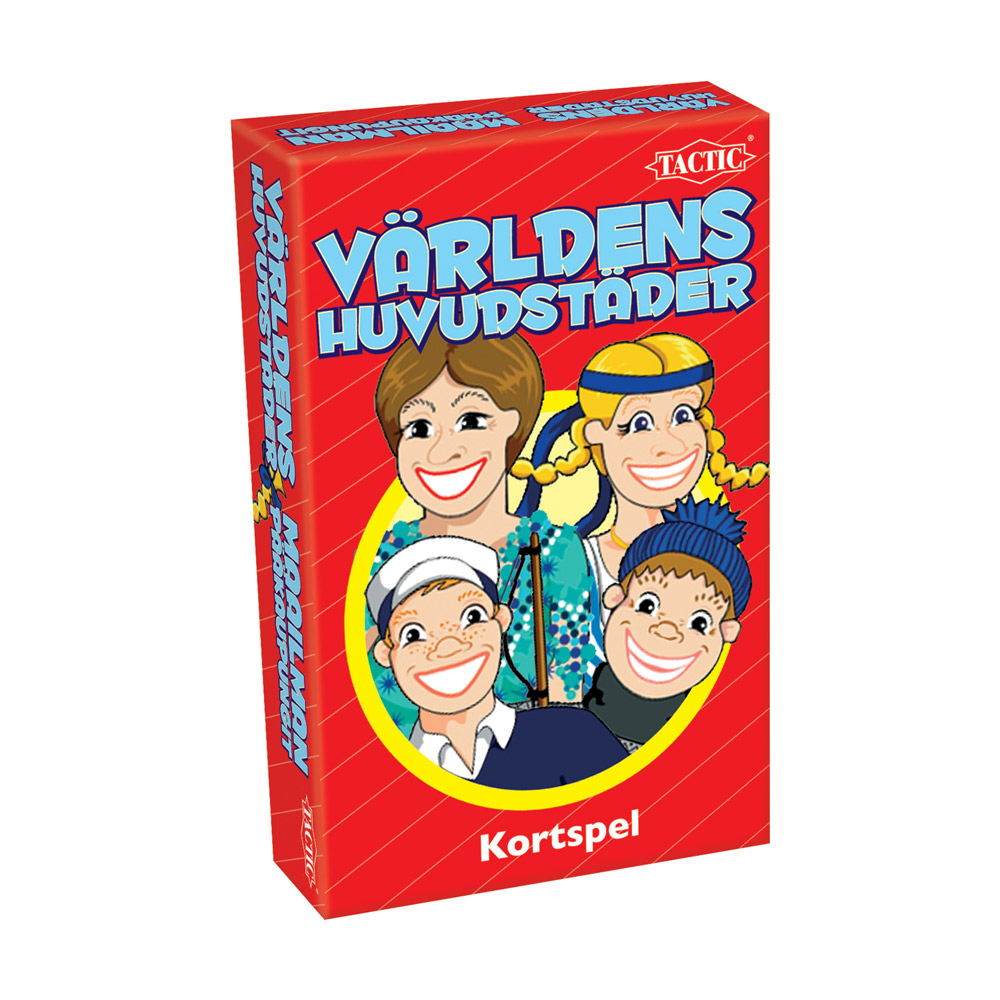 Kortspel för barn - TACTIC Världens huvudstäder