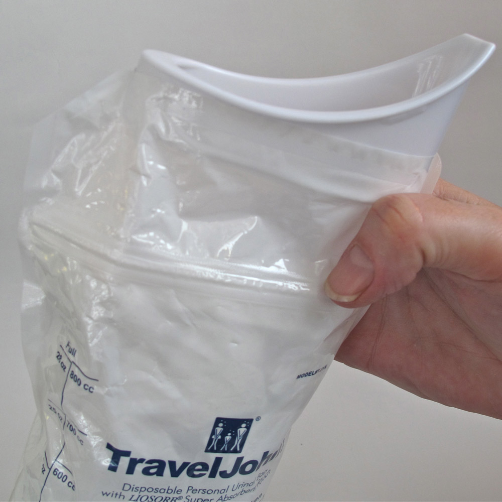 Engångspåse för urin TRAVEL JOHN Resealable Disposable Urinal 3p