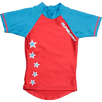 Solskyddskläder - ZUNBLOCK Suntop Set Stars not Stripes Red / Lightblue
