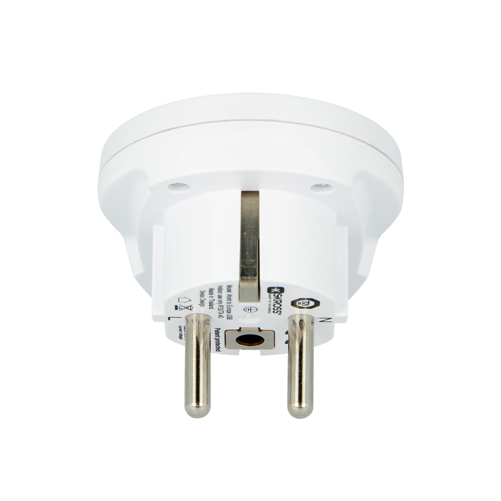 Reseadapter - SKROSS World To Europe USB - 2