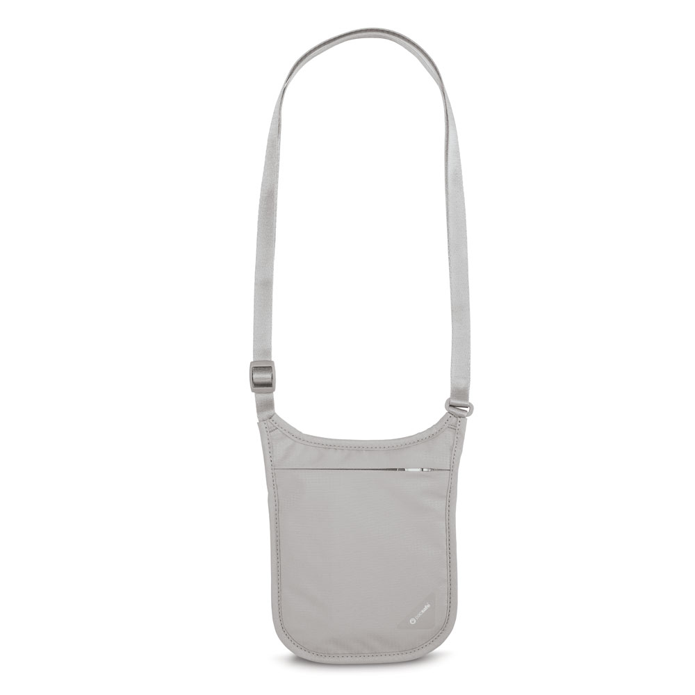 Värdesaksförvaring - PACSAFE Coversafe V75 RFID-blocking Neck Pouch Grey - 2