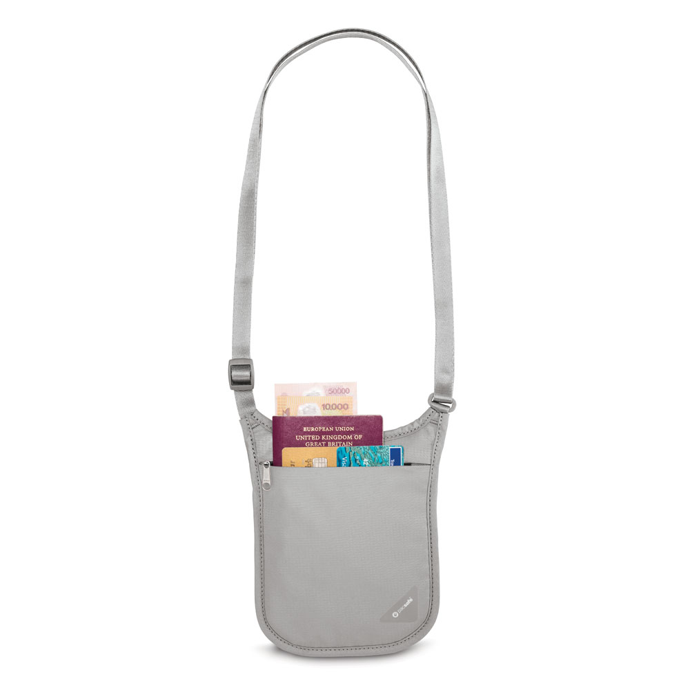 Värdesaksförvaring - PACSAFE Coversafe V75 RFID-blocking Neck Pouch Black - 2