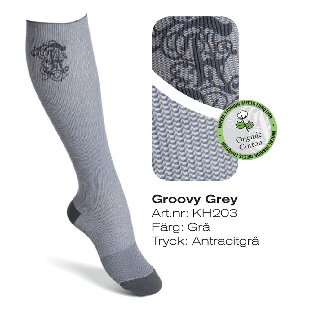 Flygstrumpor - FUNQ WEAR Organic Cotton Moderate Groovy Grey - 2