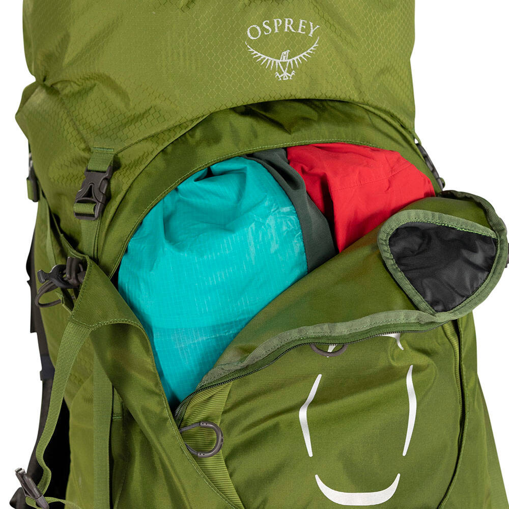 Rejäl vandringsryggsäck - OSPREY Aether 65 Black - 8