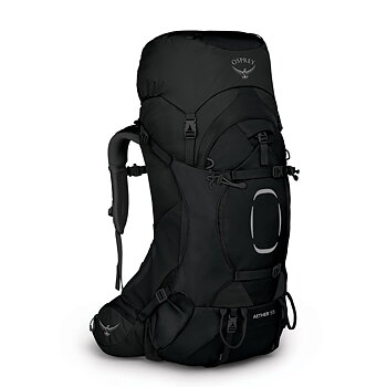 Rejäl vandringsryggsäck - OSPREY Aether 55 Black