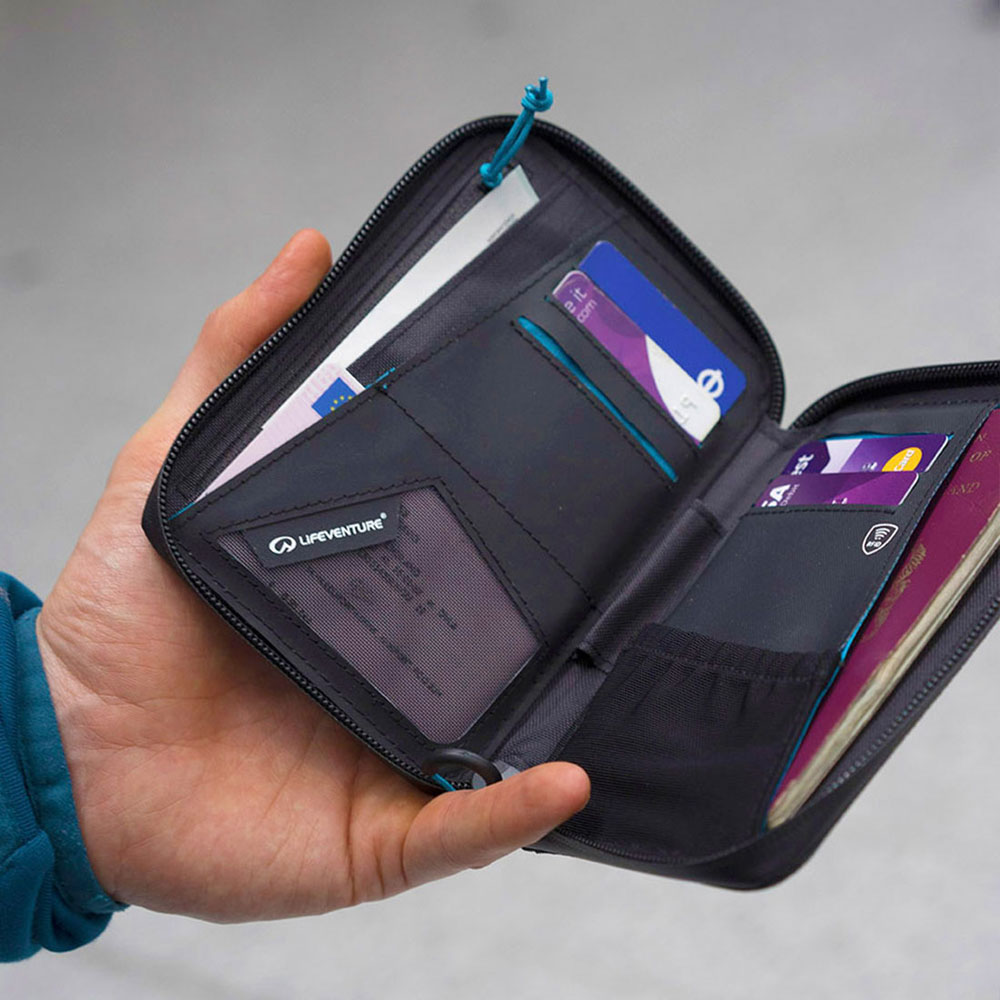 Reseplånbok - LIFEVENTURE RFID Mini Travel Wallet - 6
