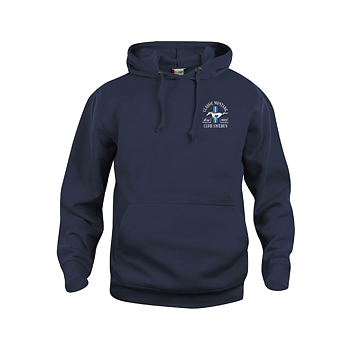 Hoodie Marinblå