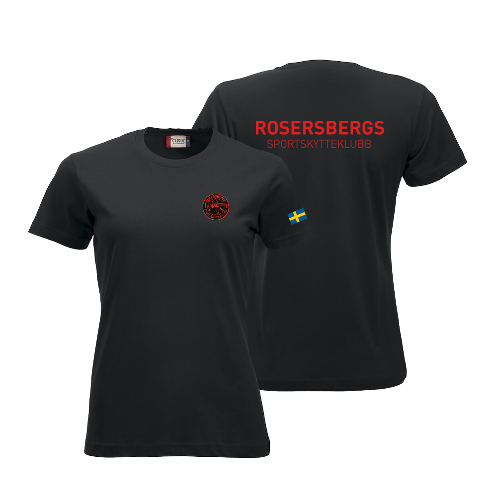 Dam T-shirt med tryck (GEVÄR)