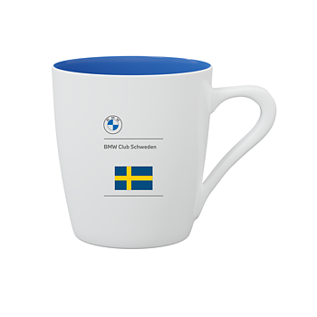 Mugg Vit/blå