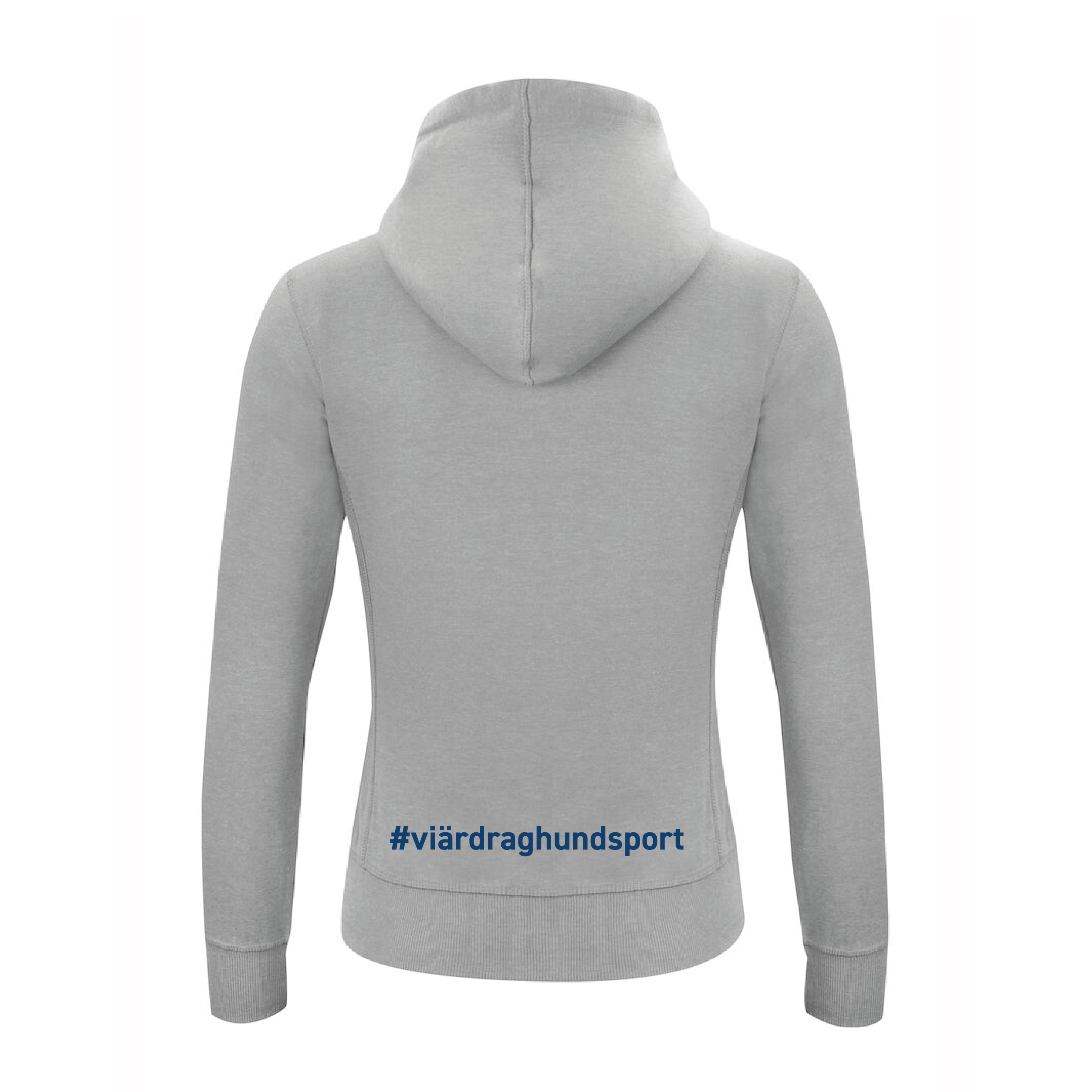 Classic Hoody Full Zip Grå - 4