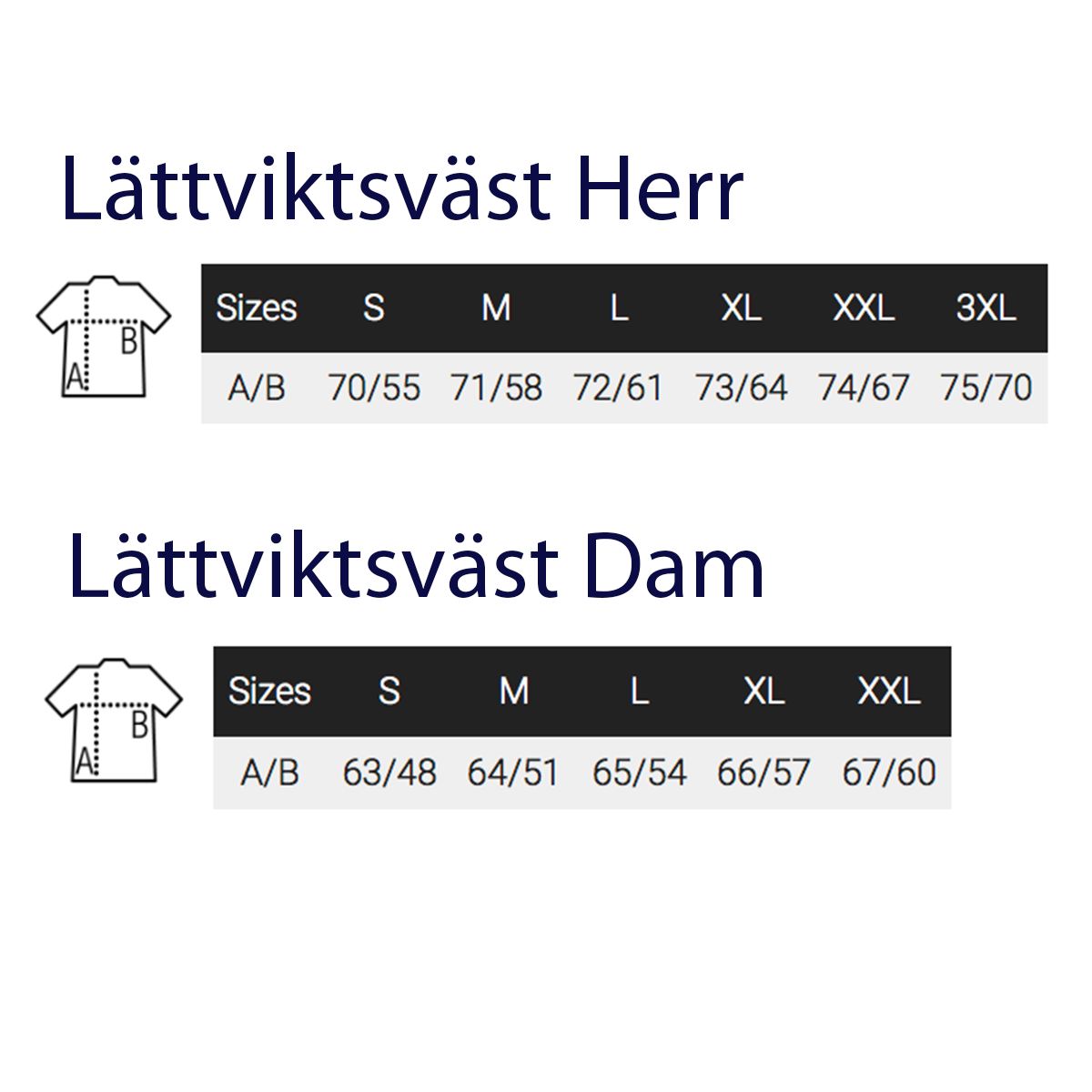 Lättviktsväst Herr/Dam - 6