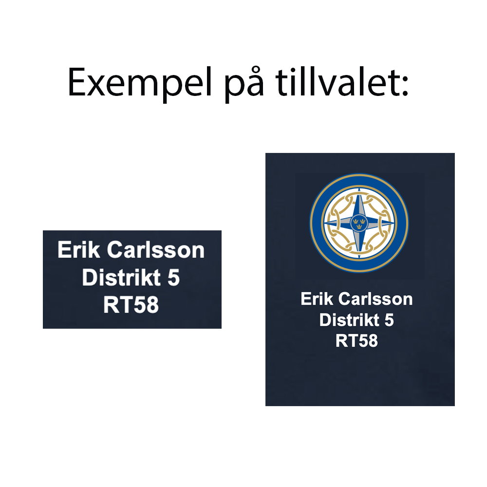 (Old Tablers) Duffelväska Marinblå med tryck - 2