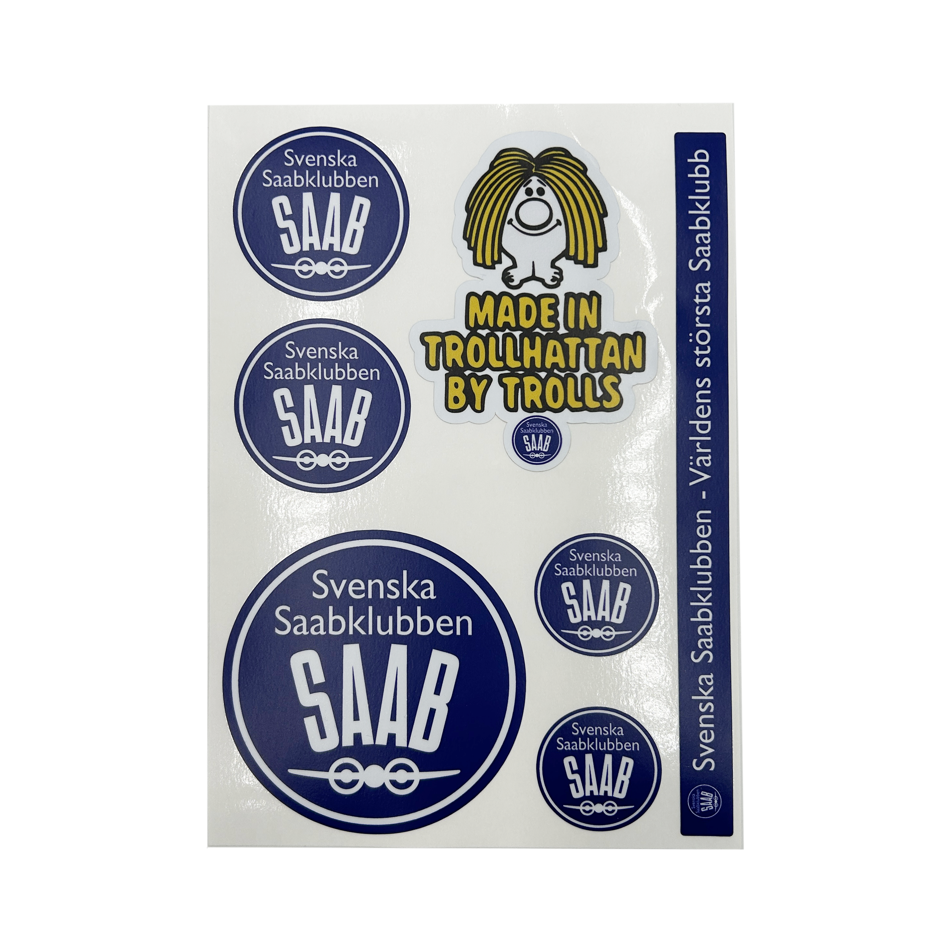 Svenska Saabklubben Stickers