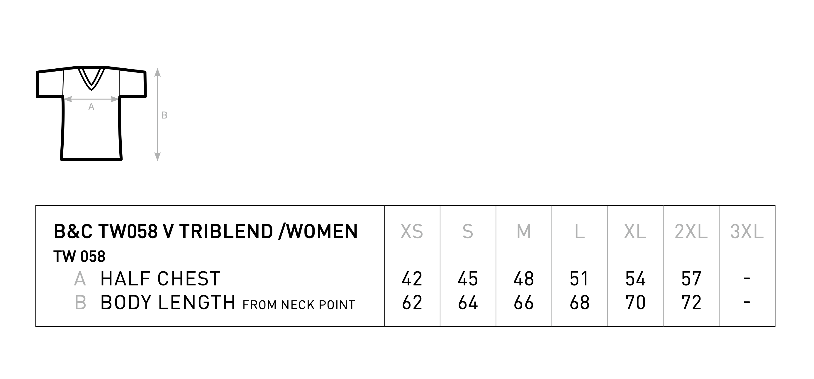 T-shirt v-hals med tryck - 5