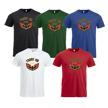 T-shirt med stort tryck