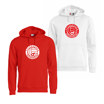 Hoody basic med stor logo