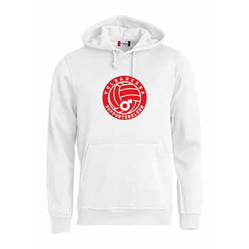 Hoody basic med stor logo
