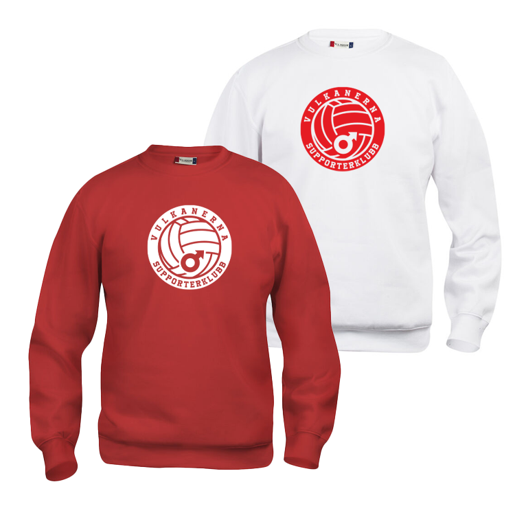 Sweatshirt med stor logo