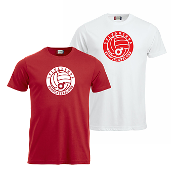 T-shirt med stor logo