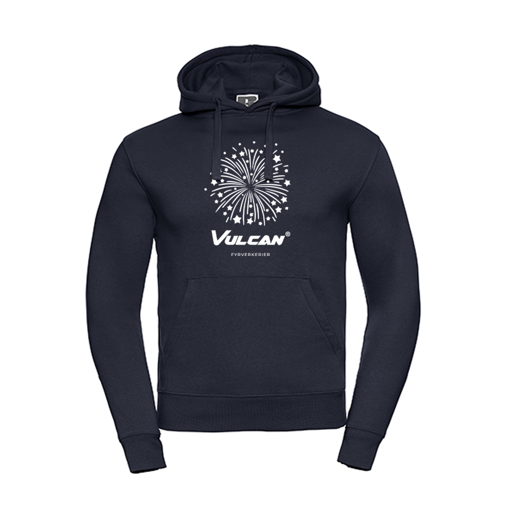 Hoodie Herr med tryck