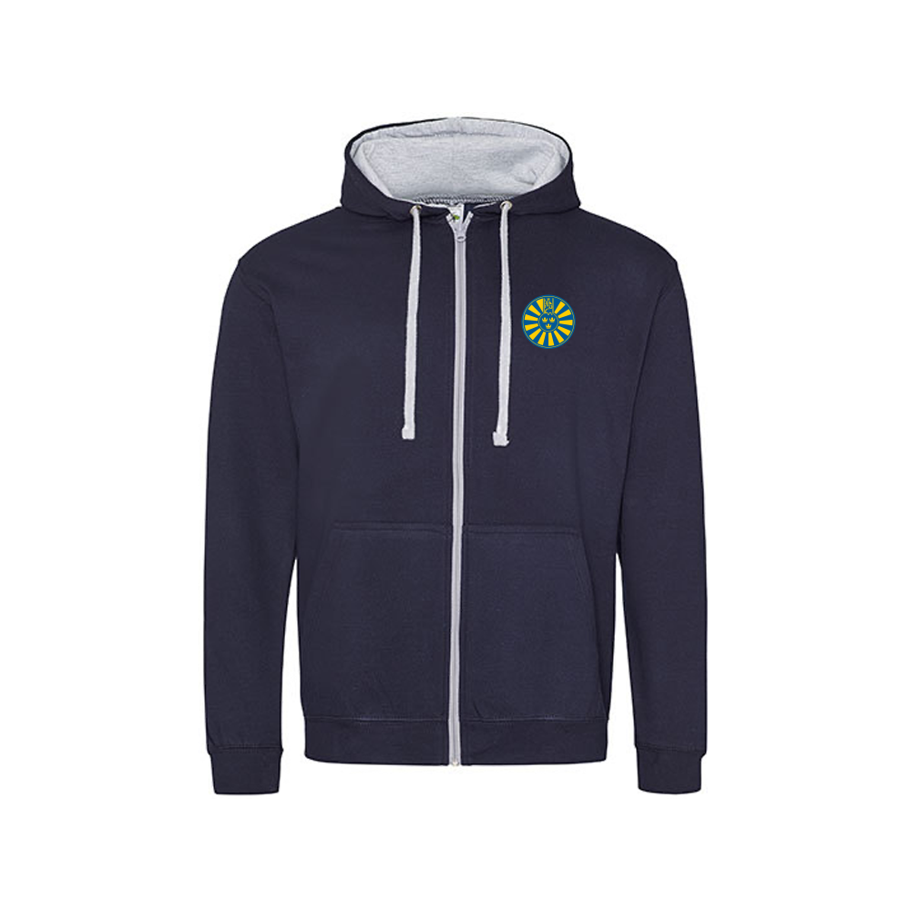 Ziphood med tryck