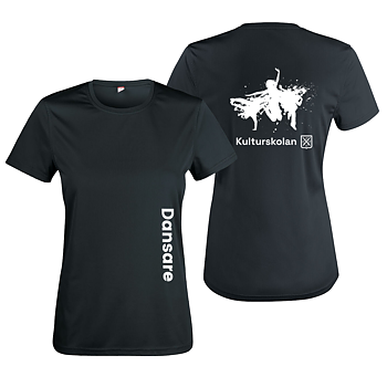 Funktions T-shirt  Dam med tryck