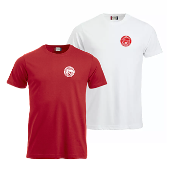 T-shirt med liten logo