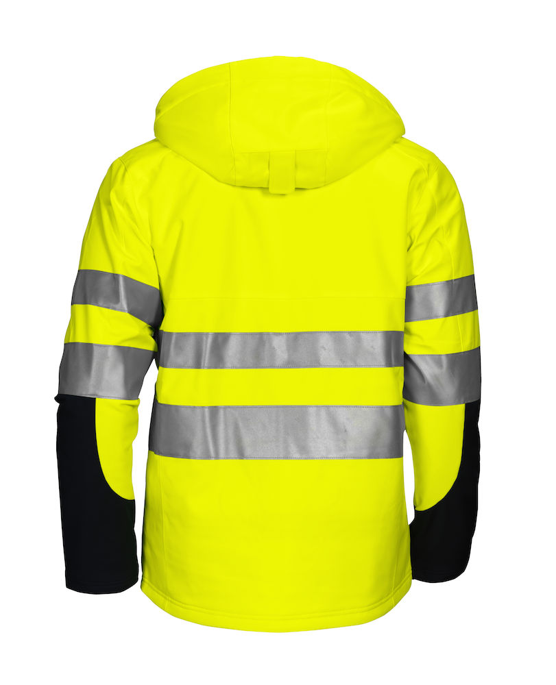 Fodrad Softshelljacka EN ISO 20471 KL 3/2 - 2
