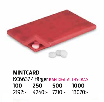 Minttabletter