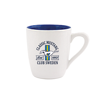 Mugg 2-pack Vit/mörkblå