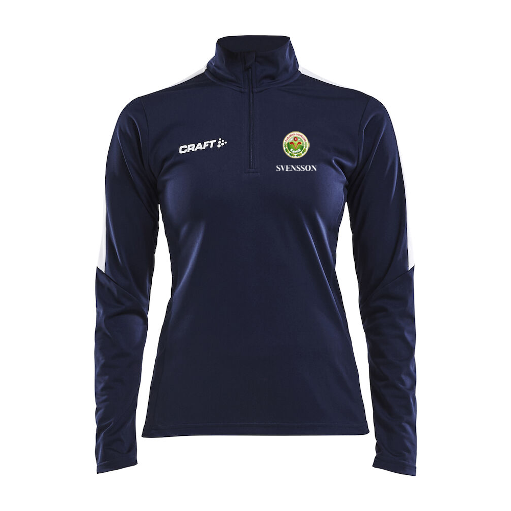 Progress halfzip Herr/Dam/Junior Marin med tryck - 5