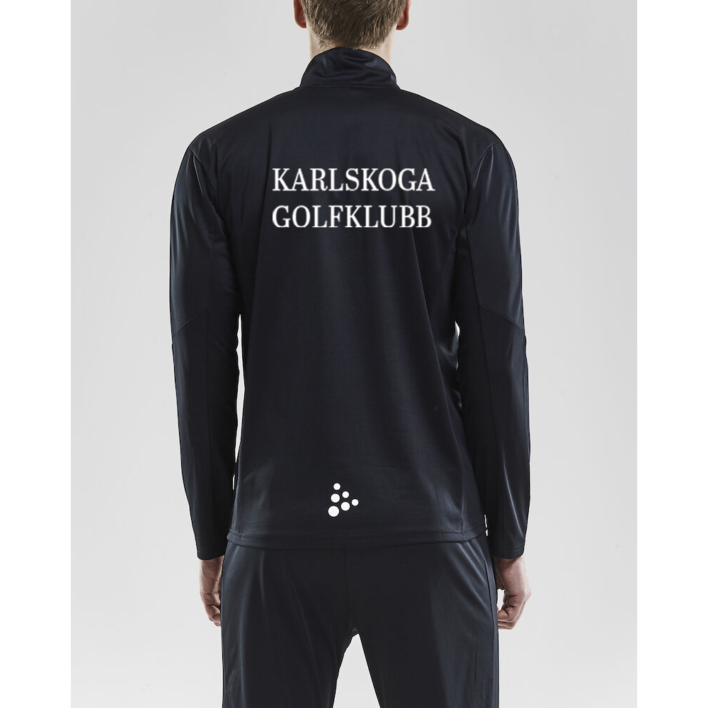 Progress halfzip Herr/Dam/Junior Svart med tryck - 3