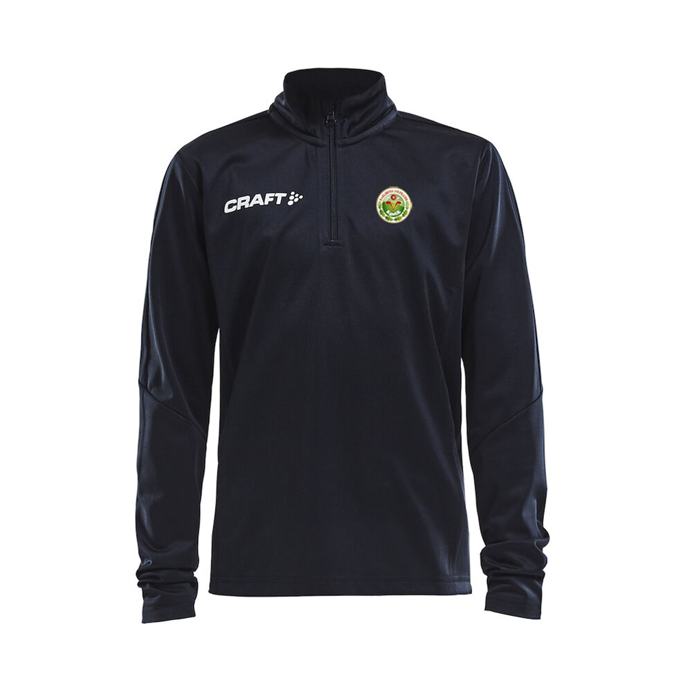 Progress halfzip Herr/Dam/Junior Svart med tryck - 7