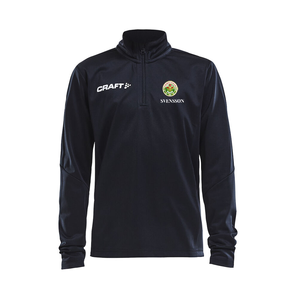 Progress halfzip Herr/Dam/Junior Svart med tryck - 8