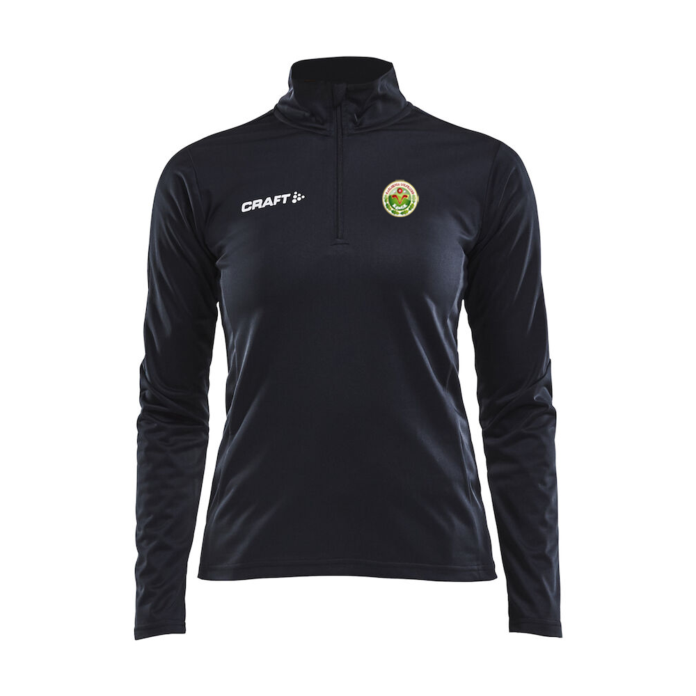 Progress halfzip Herr/Dam/Junior Svart med tryck - 4