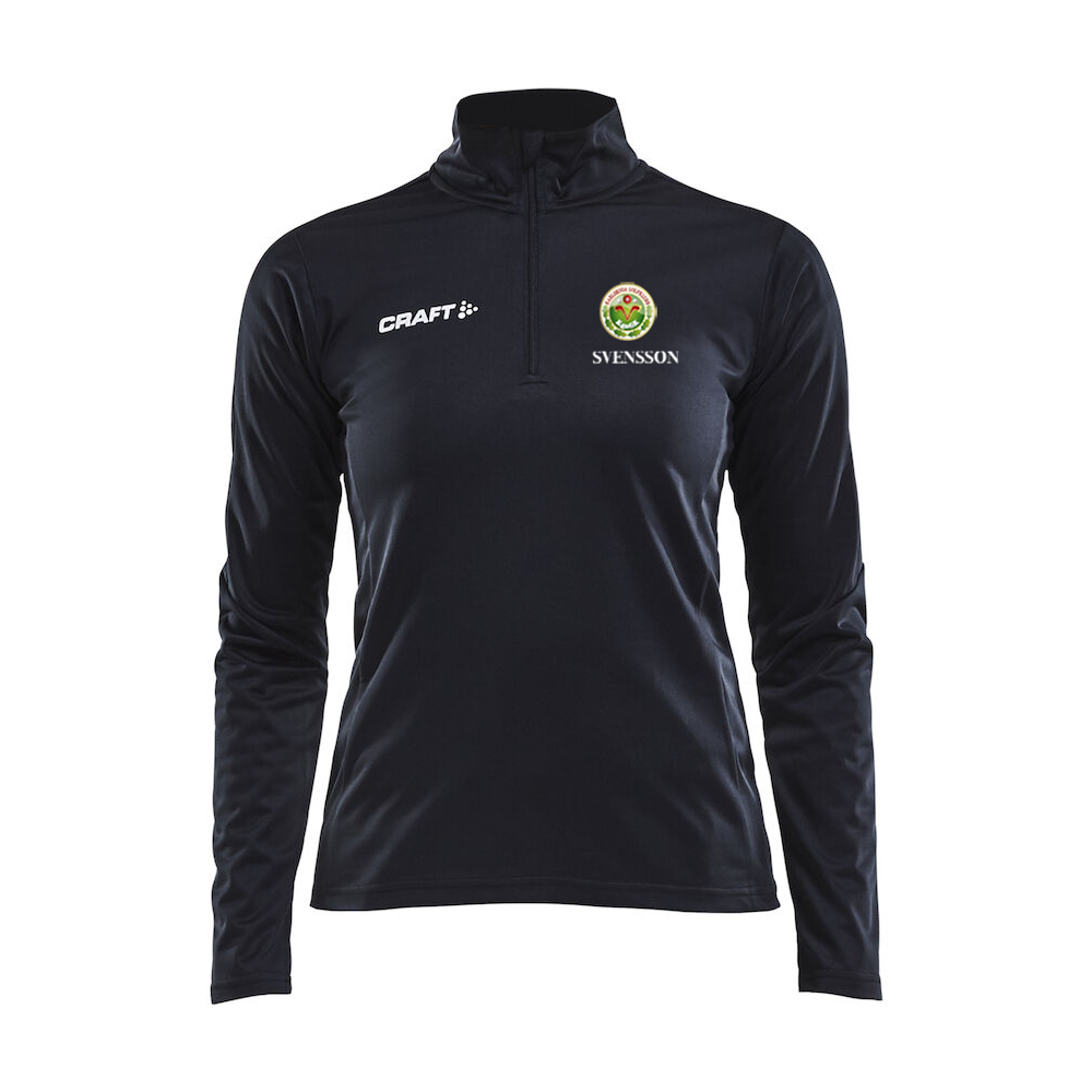 Progress halfzip Herr/Dam/Junior Svart med tryck - 5