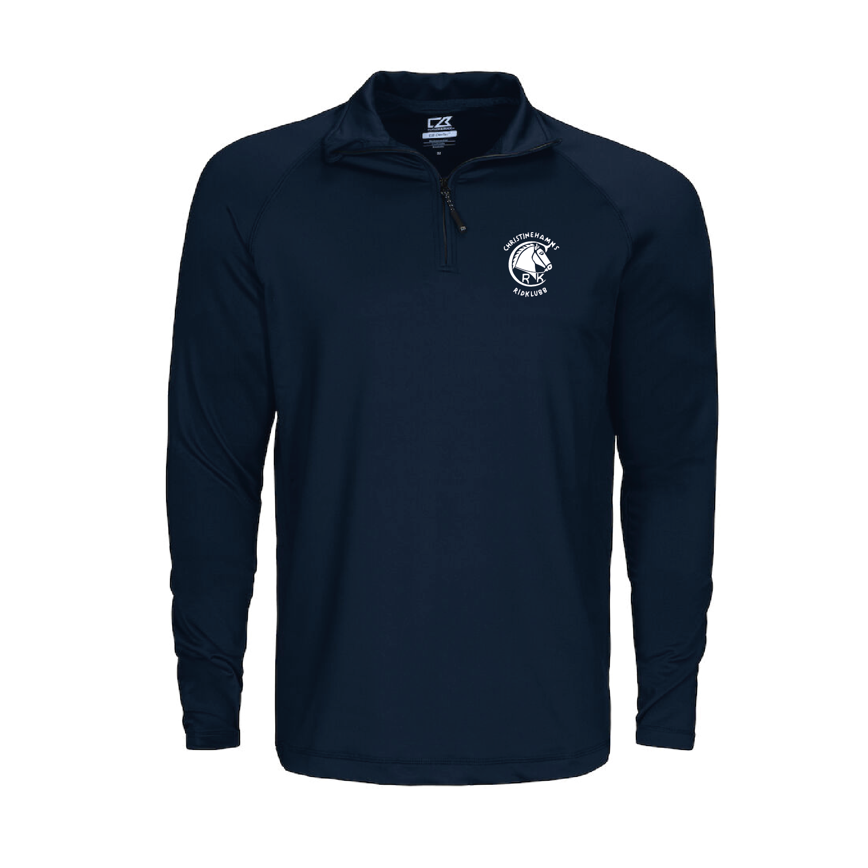 Långärmad halfzip med tryck - 2