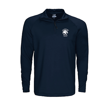 Långärmad halfzip med tryck