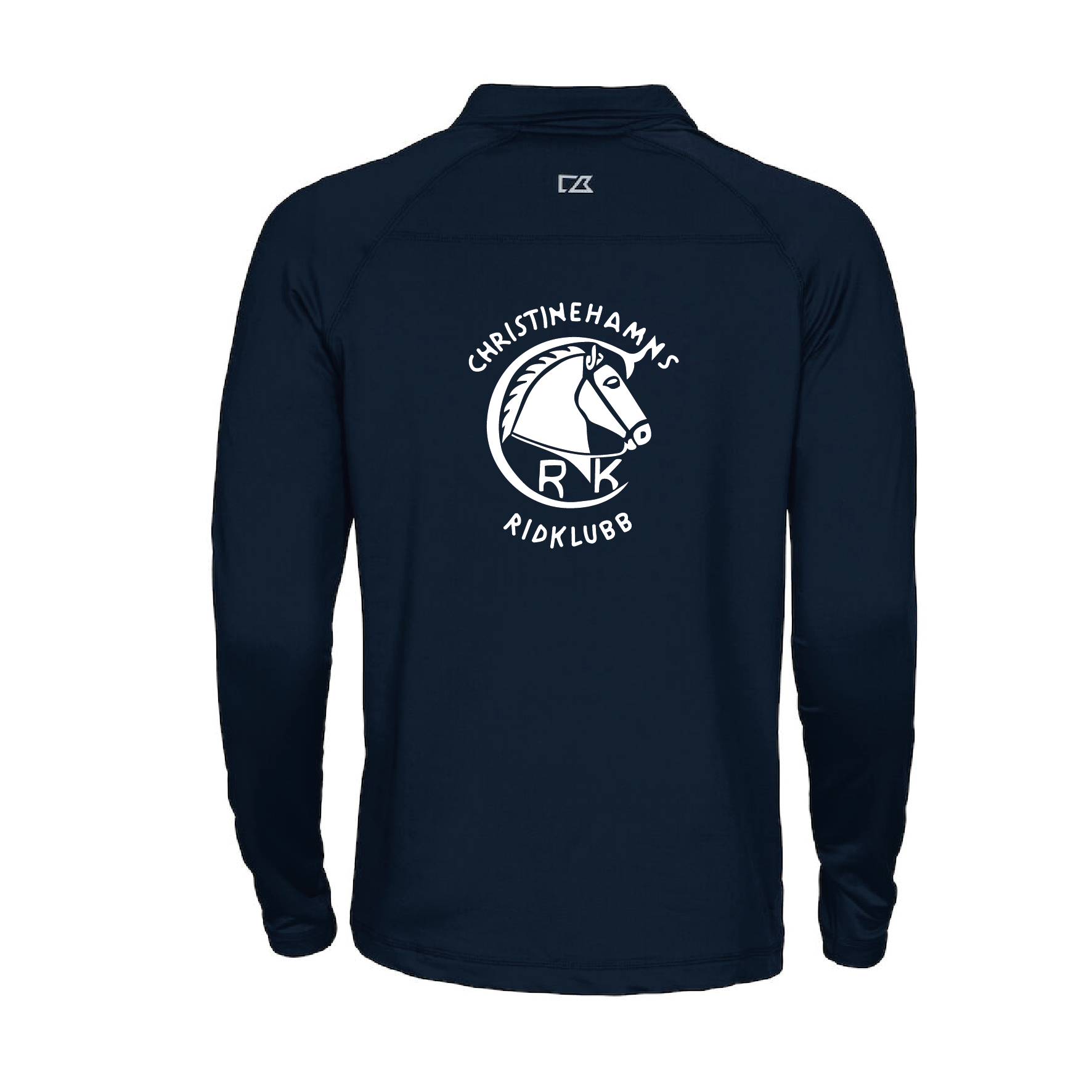 Långärmad halfzip med tryck - 8