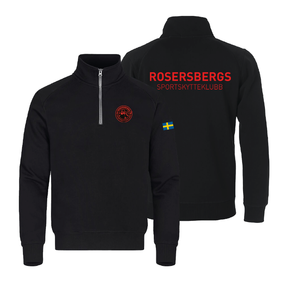 Halfzip med tryck (GEVÄR)