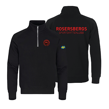 Halfzip med tryck (GEVÄR)