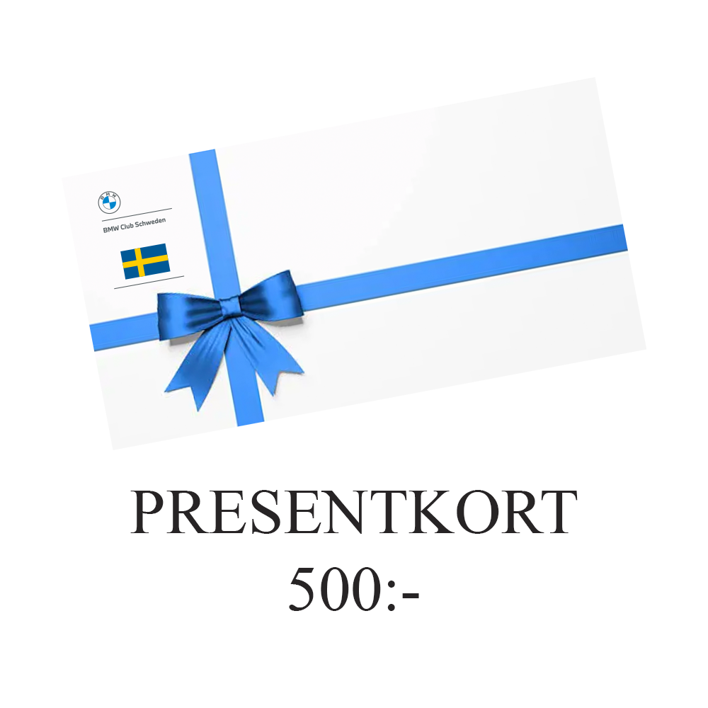 Presentkort (webbshop) 500kr