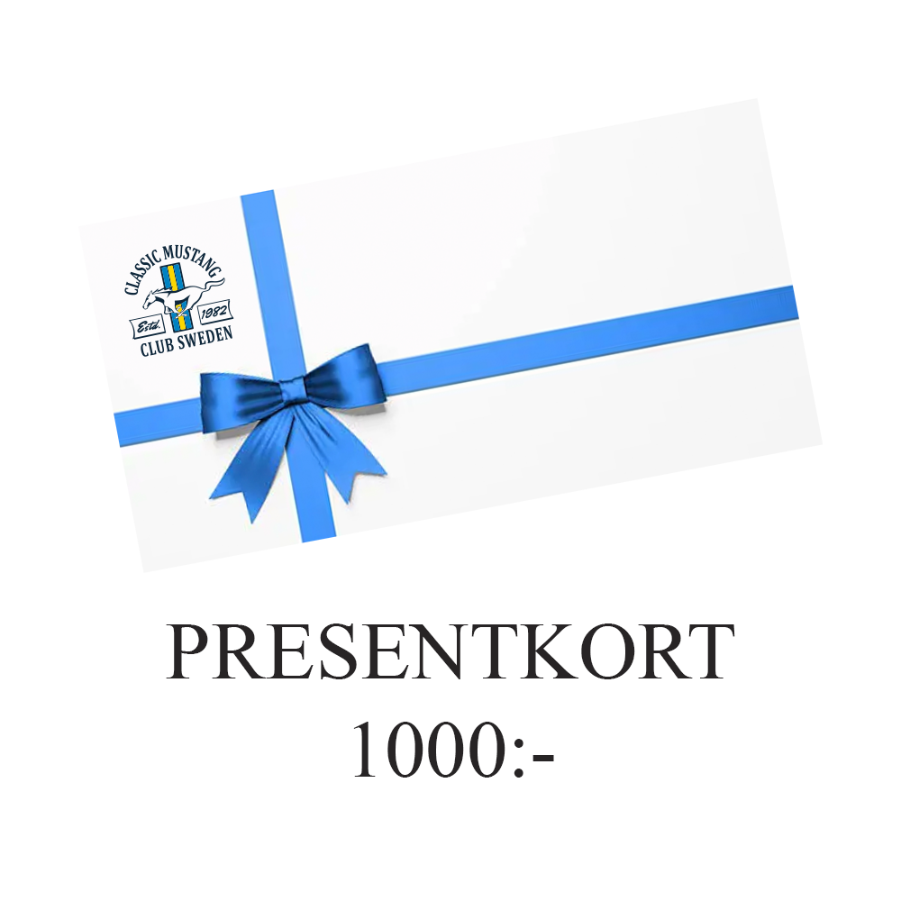 Presentkort (webbshop) 1000kr