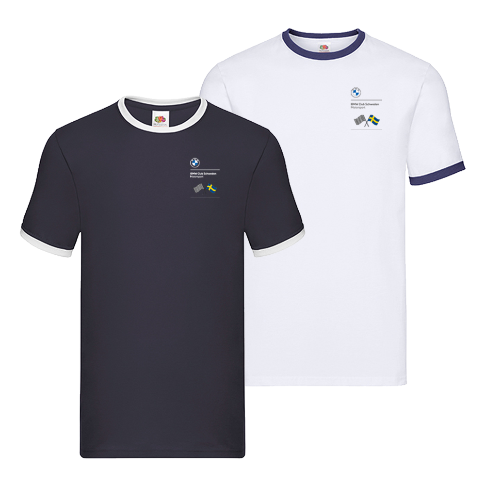 T-shirt med kontrastfärg Unisex med tryck (Motorsport)