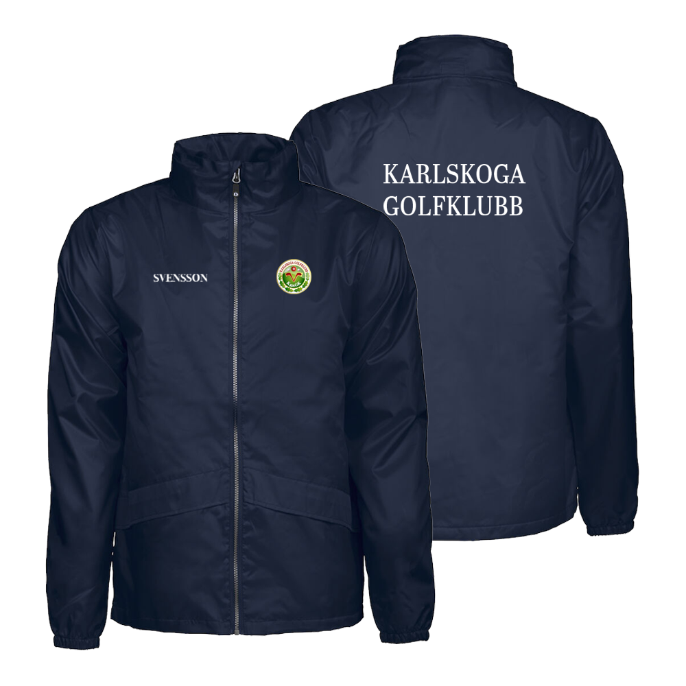 Winton Vindjacka Unisex Marin med tryck - 4