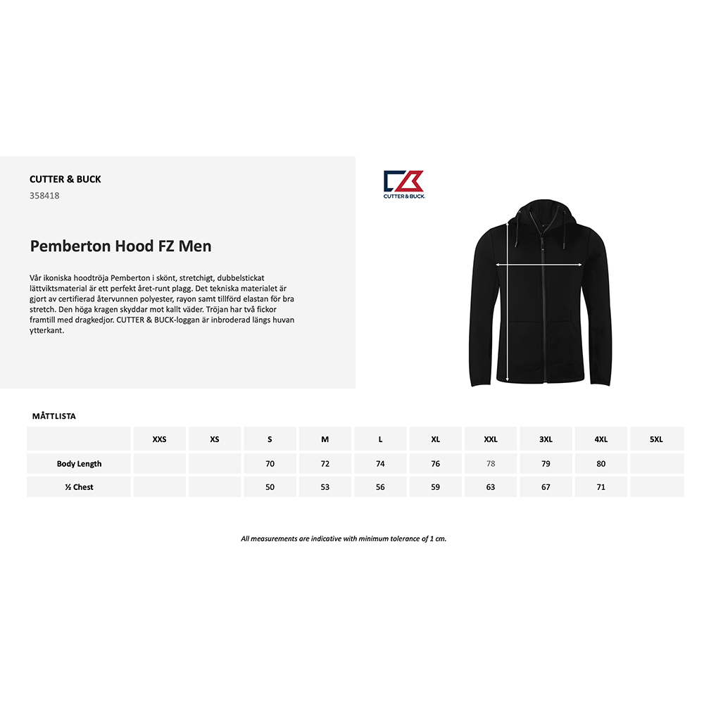 Hood Fullzip Herr/Dam  med brodyr - 3