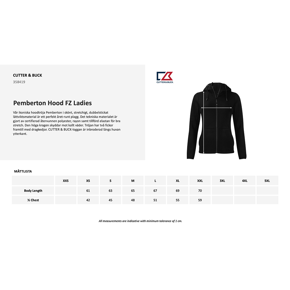 Hood Fullzip Herr/Dam  med brodyr - 4